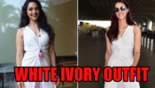 Snow White Beauties: Kiara Advani Vs Kriti Sanon: Who Rocked The White Ivory Pleated Esse Outfit?