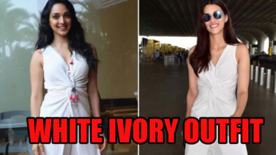 Snow White Beauties: Kiara Advani Vs Kriti Sanon: Who Rocked The White Ivory Pleated Esse Outfit?