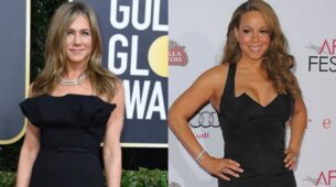 Spice Up Your Date Night Look With Mariah Carey And Jennifer Aniston’s Black Long Gown. These Looks Will Make You Skip A Beat