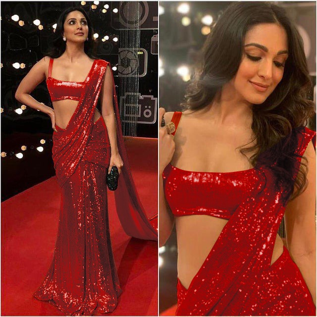 Spicy Hot: Shanaya Kapoor In Red Slip Mini Dress Vs Kiara Advani In Red Sequin Saree, Which Look Would You Opt For Your Planned Party? - 1