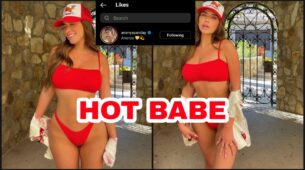 [Spicy Red Hot]: Anastasia Karanikolaou looks like a super hot bombshell in new matching bikini set, Ananya Panday likes it
