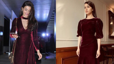 [Spicy Red Hot] Jacqueline Fernandez Vs Shraddha Kapoor: Which damsel deserves a 10/10 for the hot velvet short outfit style?