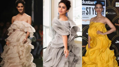 Steal these superhot ruffle gown inspiration look from Disha Patani, Huma Qureshi & Radhika Apte