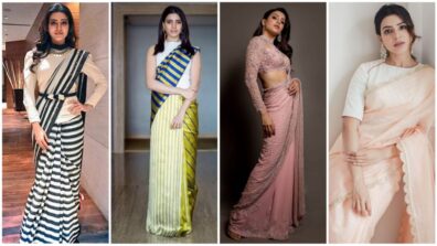 Stripe Vs Pastel: Which Saree Look Of Samantha Akkineni Has Your Heart?