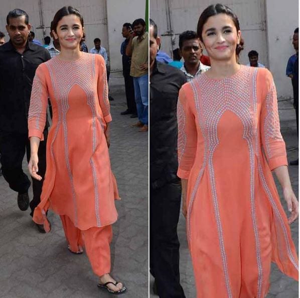 Style Your Looks In The Utmost Chic Way With This Super Dazzling Kurta Look Of Alia Bhatt - 0