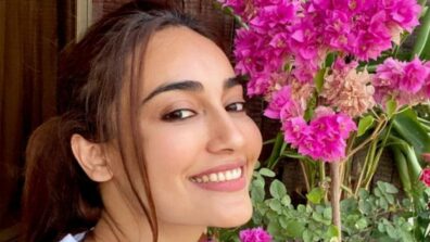 Surbhi Jyoti looks dewy fresh as she is spotted posing with a Bougainvillea: Netizens be like, aww why so cute?