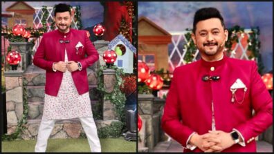 Swaggy And Power Looks: Swapnil Joshi In Floral Printed Kurta With Red Coat, Click Here To View