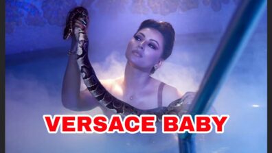 Swim with snake: Urvashi Rautela spotted posing in a swimming pool with a big dangerous snake, fans SHOCKED