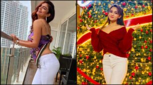 Take Cues To Style Your Black And White Jeans From These Gorgeous Ladies: Anveshi Jain And Ashi Singh