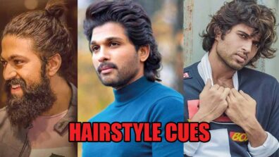 Take Hairstyle Cues From Yash, Allu Arjun And Vijay Devarakonda For Your Long Hair To Look Like A Bold Greek God