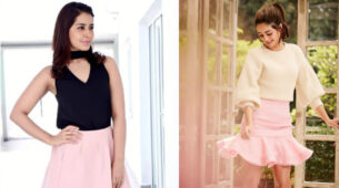 The Contrast Skirt Challenge: Rashi Khanna’s black & pink combo Vs Ananya Panday’s white & pink combo, which one is hotter? Vote now