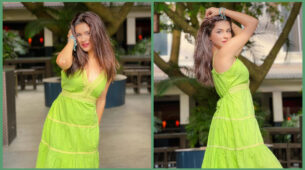 The green dress looks of Avneet Kaur will definitely steal your heart, don’t miss those looks