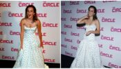 Throwback: Emma Watson in a simple yet pretty white and blue gown, looking amazing