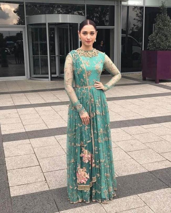 Throwback To The Times When Tamannaah Bhatia Looked Quintessentially Gorgeous In Sabyasachi Outfits - 1