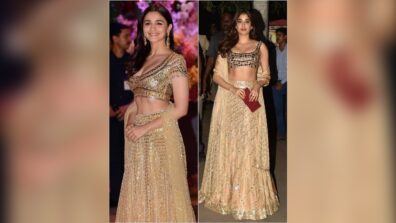 When Alia Bhatt And Janhvi Kapoor Dressed Alike: Who Do You Think Rocked The Look?