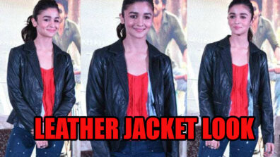 Times When Alia Bhatt Nailed It In A Leather Jacket