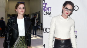 Times When Emma Watson And Kristen Stewart Made Leather Skirt Look Modish
