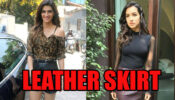 Times When Kriti Sanon And Shraddha Kapoor Made Leather Skirts Look Voguish