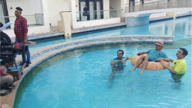 TMKOC Lockdown Diaries: Jethalal & Bapuji caught swimming together, photo goes viral