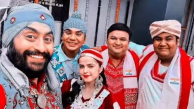 TMKOC Unseen Set Moments: Palak Sindhwani & Samay Shah flaunt their ethnic style game, fans love it