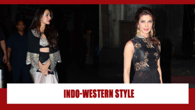 Too Much Glam: Look Glamorous Head To Toe Like Malaika Arora & Priyanka Chopra In Indo- Western