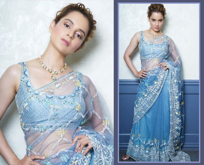 Traditional Cues: Take Cues From Kangana Ranaut For Your Blouse Designs - 3