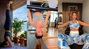 [TV’s Fitness Queen] Surbhi Jyoti Vs Hina Khan Vs Surbhi Chandna: Which hottie slays the hot yoga pose best? Vote now