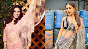 [TV’s Hottest Saree Babe]: Surbhi Chandna Vs Shraddha Arya: Which diva looks the hottest in a shimmery embellished transparent saree look? Pick your favourite