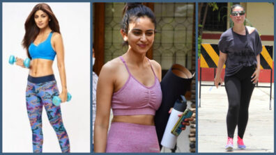 Unseen Workout Photos: Kareena Kapoor Vs Shilpa Shetty Vs Rakul Preet Singh – Who B-Town Babe Looks the Hottest in Gym Wear Bralette Look? Vote Now