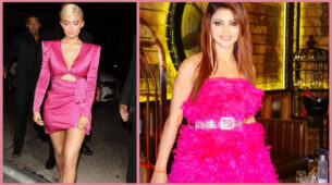 Urvashi Rautela Vs Kylie Jenner: Who Looks Like A Bomb In Little Pink Dress? Vote Here