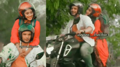 Viral Video: Shivangi Joshi & Karan Kundrra set out for a romantic bike ride, check out