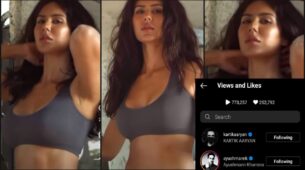 Viral Video: Sonam Bajwa shares a superhot video in grey brallete & sports look, Ayushmann Khurrana and Kartik Aaryan love it