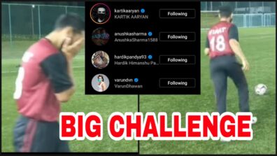 Virat Kohli takes a big challenge on social media, Kartik Aaryan, Hardik Pandya, Varun Dhawan & Anushka Sharma react