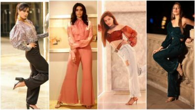 Vote the best: Shweta Tiwari vs Karishma Tanna vs. Rubina Dilaik vs.Surbhi Chandna: Who aced formal to casual outfits like a pro?