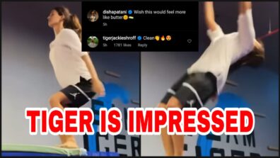 Watch Now: Disha Patani does a backflip on BTS new song ‘Butter’, Tiger Shroff loves it