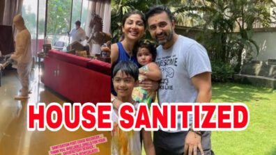 Watch Now: Shilpa Shetty gets her home sanitized after family’s recovery from Covid-19