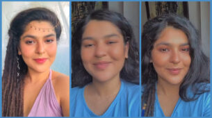 Watch Now: Unseen rare stunning makeup transformation of Nidhi Bhanushali