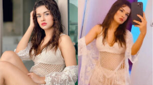 What A Hottie: Avneet Kaur looks super hot in transparent netted night top & poo pants, fans in love with her cuteness