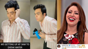 When you get thirsty: Raj Anadkat gets scared by a flying cockroach at 3 AM at night, Munmun Dutta gives him a solution