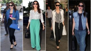 Would You Prefer Airport Look Of Madhuri Dixit Or Kareena Kapoor?