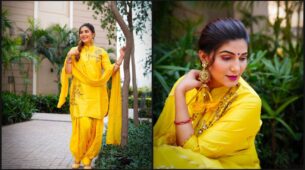 Yellow Beauty: Sapna Choudhary Makes Fans Go Crazy With Her Pictures Which Define Her Pure Beauty