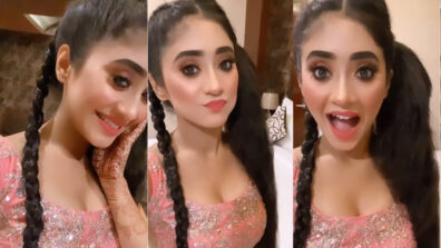 YRKKH beauty Shivangi Joshi shares unseen stunning candid moment, fans in love with her mehendi design