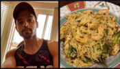 Yummy: Parth Samthaan enjoys healthy prawn noodles, looks delicious