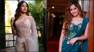 5 Times Jannat Zubair Ditched Her Modern Outfit For Monochrome Sarees