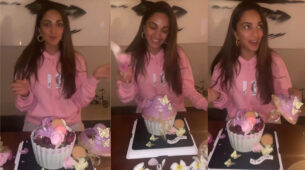 7 Years Journey: Kiara Advani cuts a cake to celebrate 7 years in the Bollywood industry