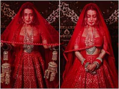 From Kajal Aggarwal To Yami Gautam: 6 Celeb Brides Who Went Red For Their Big Day - 1