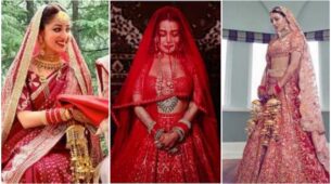 From Kajal Aggarwal To Yami Gautam: 6 Celeb Brides Who Went Red For Their Big Day