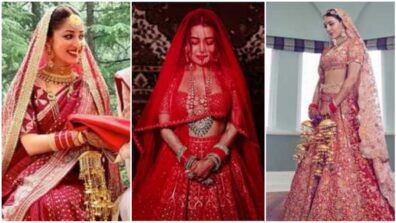 From Kajal Aggarwal To Yami Gautam: 6 Celeb Brides Who Went Red For Their Big Day