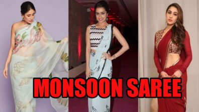 Tip Tip Barsa Paani: Wear Saree In Monsoon, Take Easy To Go Cues From Kareena Kapoor, Shraddha Kapoor, And Sara Ali Khan