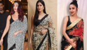 Aishwarya Rai, Katrina Kaif & Anushka Sharma look burning hot in printed silk backless saree, fans feel the heat
